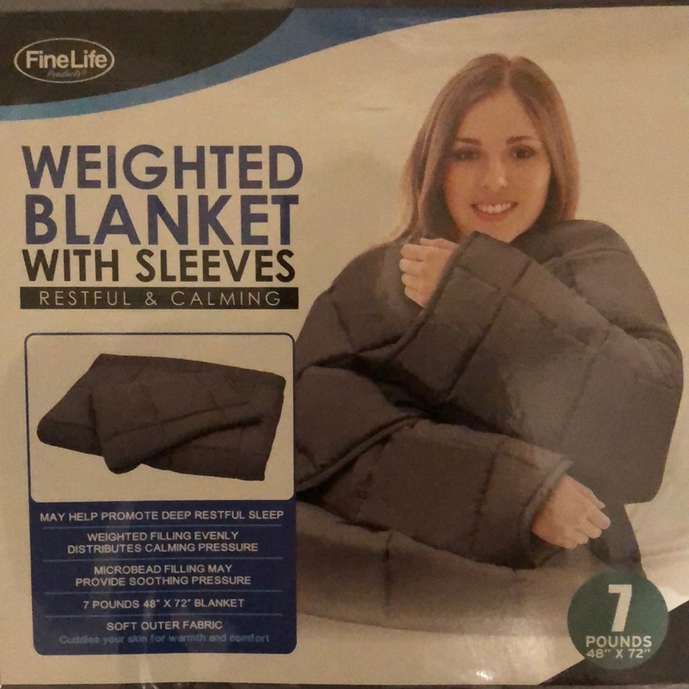 Weighted Blanket with Sleeves